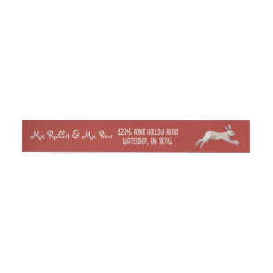 Serene Leaping Rabbit - Rood