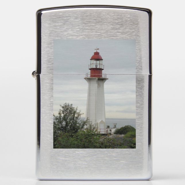 Serene Lighthouse Zippo Lighter (Voorkant)