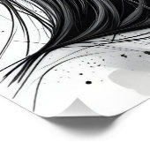 Serene Line Portrait Perfect Poster (Hoek)