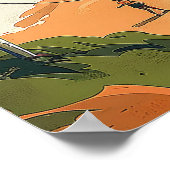 Serene Martinique Beachscape Poster (Hoek)