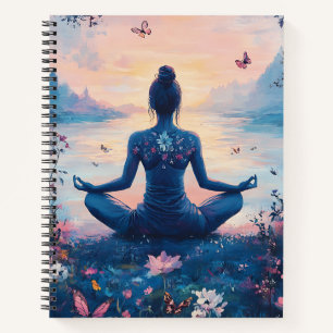 Serene meditatie bij zonsopgang (2) notitieboek