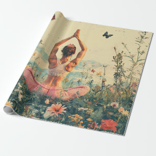 Serene meditatie bij zonsopgang (3) cadeaupapier