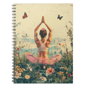 Serene meditatie bij zonsopgang (3) notitieboek