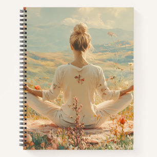 Serene meditatie bij zonsopgang (5) notitieboek