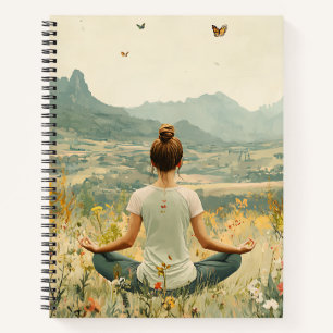 Serene meditatie bij zonsopgang (6) notitieboek