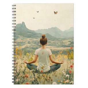 Serene meditatie bij zonsopgang (6) notitieboek
