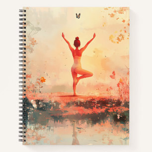 Serene meditatie bij zonsopgang (7) notitieboek