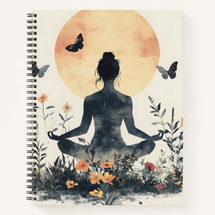 Serene meditatie bij zonsopgang (8) notitieboek