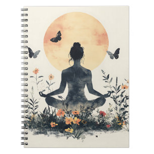 Serene meditatie bij zonsopgang (8) notitieboek