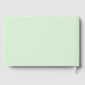 Serene Mint Watercolor Pine Trees (Verso)