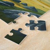 Serene Misty Mountains Emerald Valley  Legpuzzel (Zijkant)