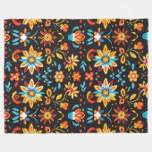 Serene Motifs pétaux 60x80 Couverture polaire (Devant (Horizontal))