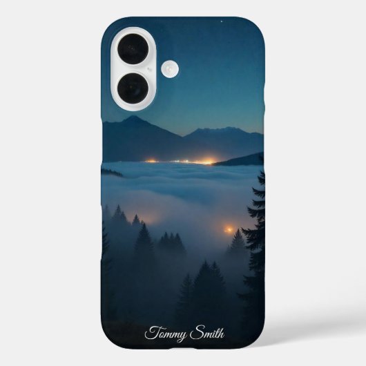Serene Mountain Fog Case-Mate iPhone Case (Achterkant)