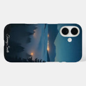 Serene Mountain Fog Case-Mate iPhone Case (Achterkant (horizontaal))