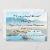 Serene Mountain Scene Faire-part de mariage (Devant)