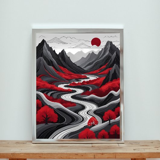 Serene Mountain Serenity Poster