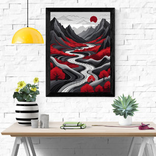 Serene Mountain Serenity Poster