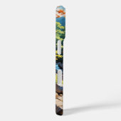 Serene Mountain Waterval Landschap Case-Mate iPhone Case (Achterkant / Rechts)
