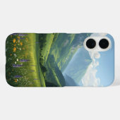 Serene Nature Art Coque - Paysage pittoresque (Verso (horizontal))