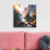 Serene natuur - canvas afdruk (Insitu (Woonkamer))