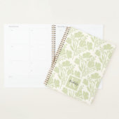 Serene Neutral Florals Monogramme (Devant avec enveloppe)