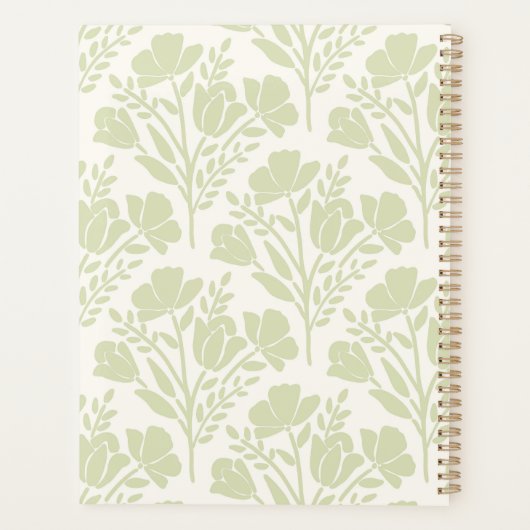 Serene Neutral Florals Monogramme (Dos)