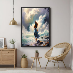 Serene Ocean Escape – Kustkunst Perfect Poster