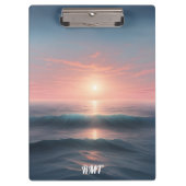 Serene Ocean Klembord (Voorkant)