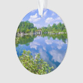 Serene op aarde en in de hemel ornament (voorkant)