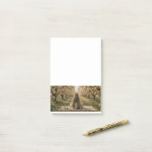 Serene Orchard Sticky Notes | Romantic Botanical (Op bureau)