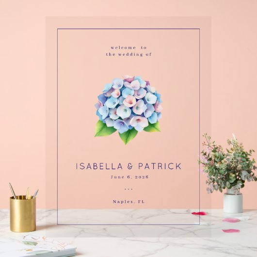 Serene Pastel Hydrangea (Mariage)