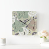 Serene Pastels II Vierkante Klok (Huis)