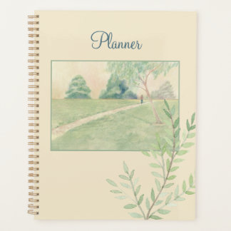 Serene Path Watercolor Dagelijkse Planner