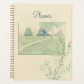 Serene Path Watercolor Daily Planner (Devant)