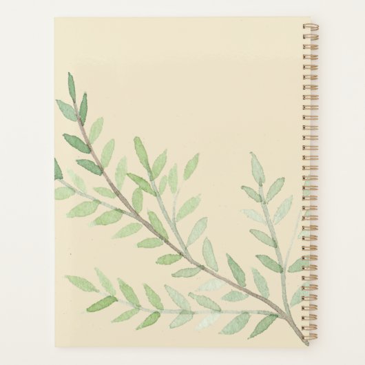 Serene Path Watercolor Daily Planner (Dos)