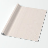 Serene Peach Minimalist Vertical Lines Cadeaupapier (Uitgerold)