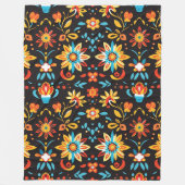 Serene Petal Patterns 60x80 Fleece Deken (Voorkant)