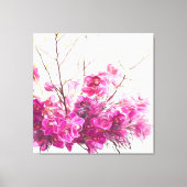 Serene Pink Phalaenopsis Orchid Triptych Canvas Afdruk (Voorkant)