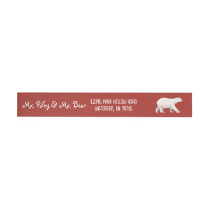 Serene Polar Beer op rood