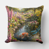 Serene pond life pillow kussen (Voorkant)