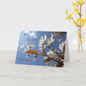 Serene Raisin Blossom Sympathie Carte de voeux hol (Fleur jaune)