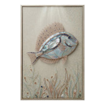 Serene Reef Vissen Muur Kunst
