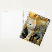 Serene Rinpa Cat | Zen or japonais (Devant avec enveloppe)
