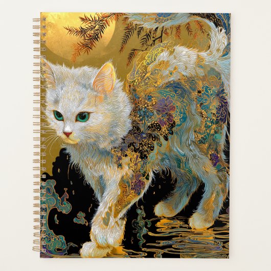 Serene Rinpa Cat | Zen or japonais (Devant)