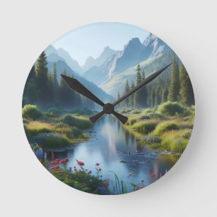 Serene River Valley Ronde Klok