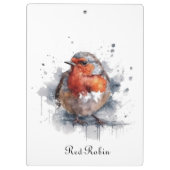 Serene Robin, op maat Klembord (Achterkant)