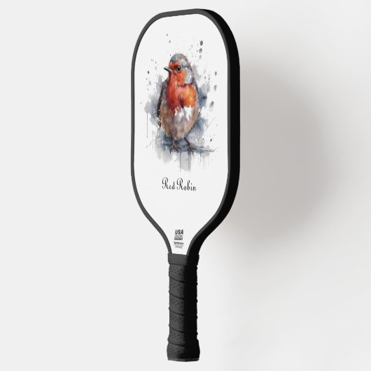 Serene Robin, op maat Pickleball Paddle (Links)