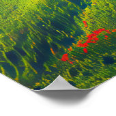 Serene Rugged Man Méditant en plein air Poster (Coin)