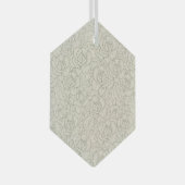 Serene Sage Green | bloesem Rozen Glas Ornament (Voorkant Rechts)