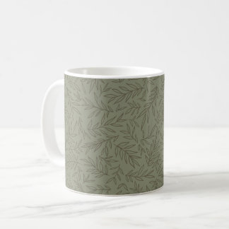 Serene Sage Green | Deep Forest Calm Tone-on-Tone Koffiemok